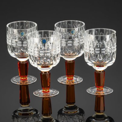 Набор бокалов (кубков) "Олимпийские" на 4 персоны, автор Верин С.П.