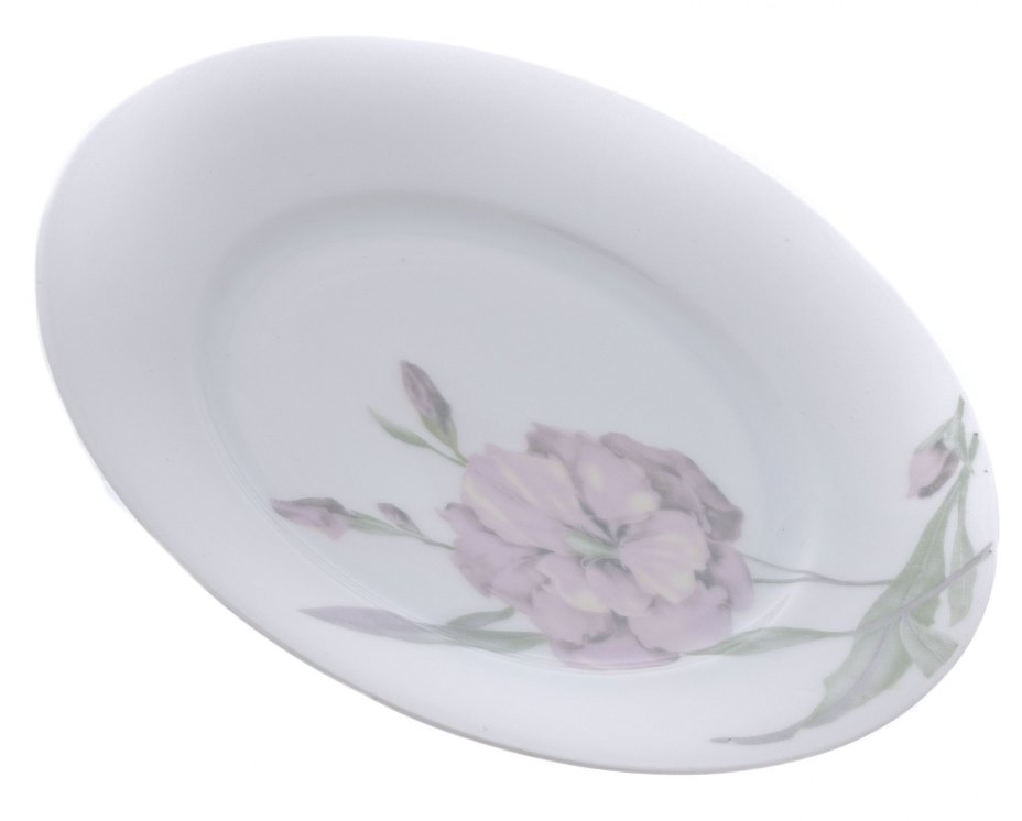 Тарелка "Цветы", фарфор, деколь, мануфактура "Rosenthal", Германия, 1891-1906 гг., Rosenthal (Розенталь)
