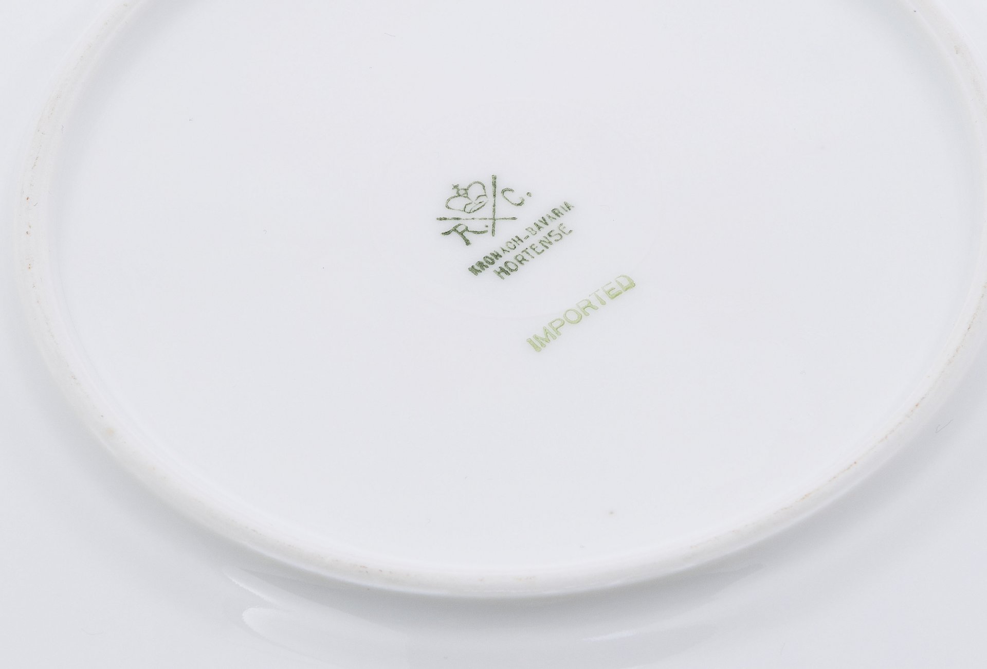 Тарелка "Цветы", фарфор, деколь, мануфактура "Rosenthal", Германия, 1891-1906 гг., Rosenthal (Розенталь)