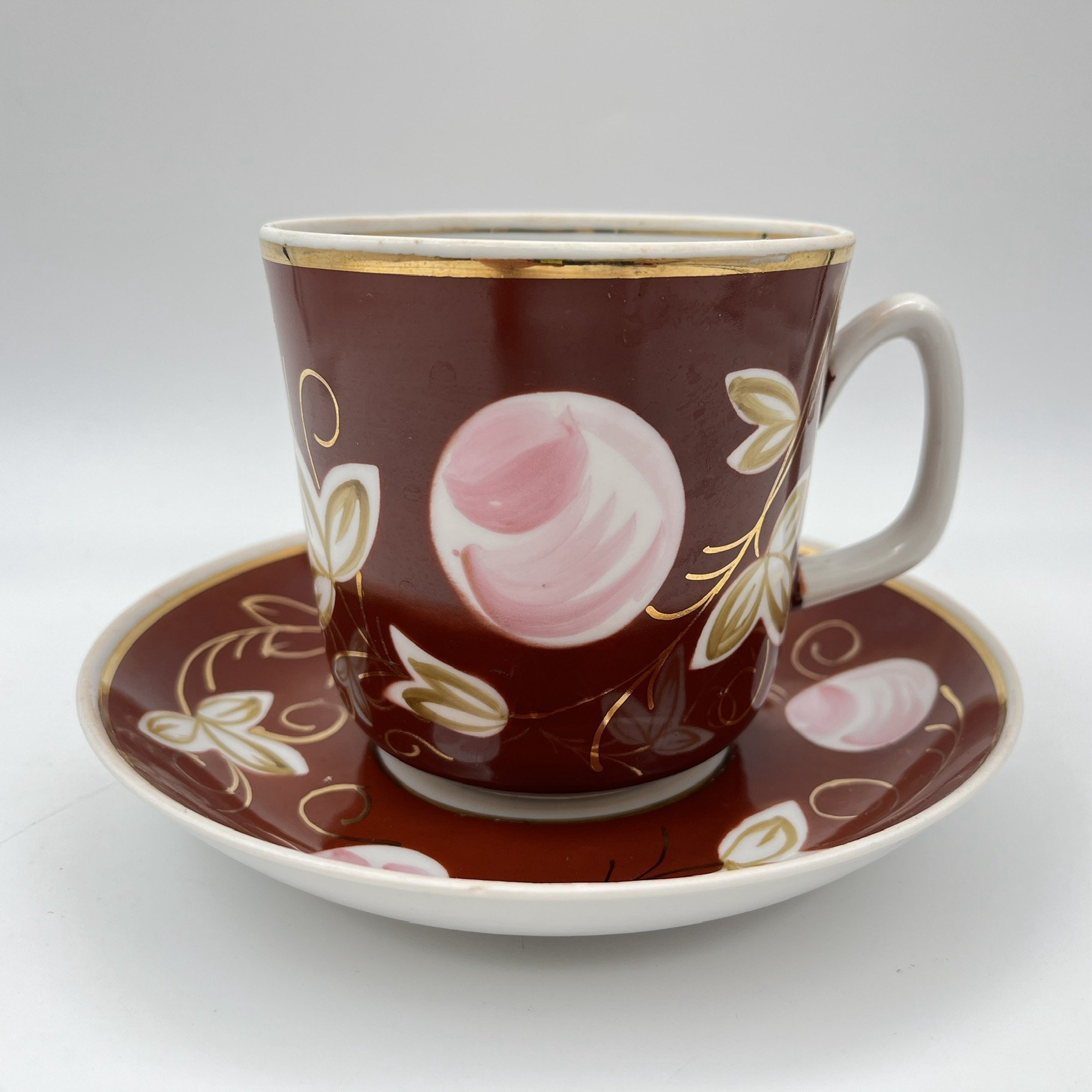 Чайная пара "Слива", автор А.А. Чекулина