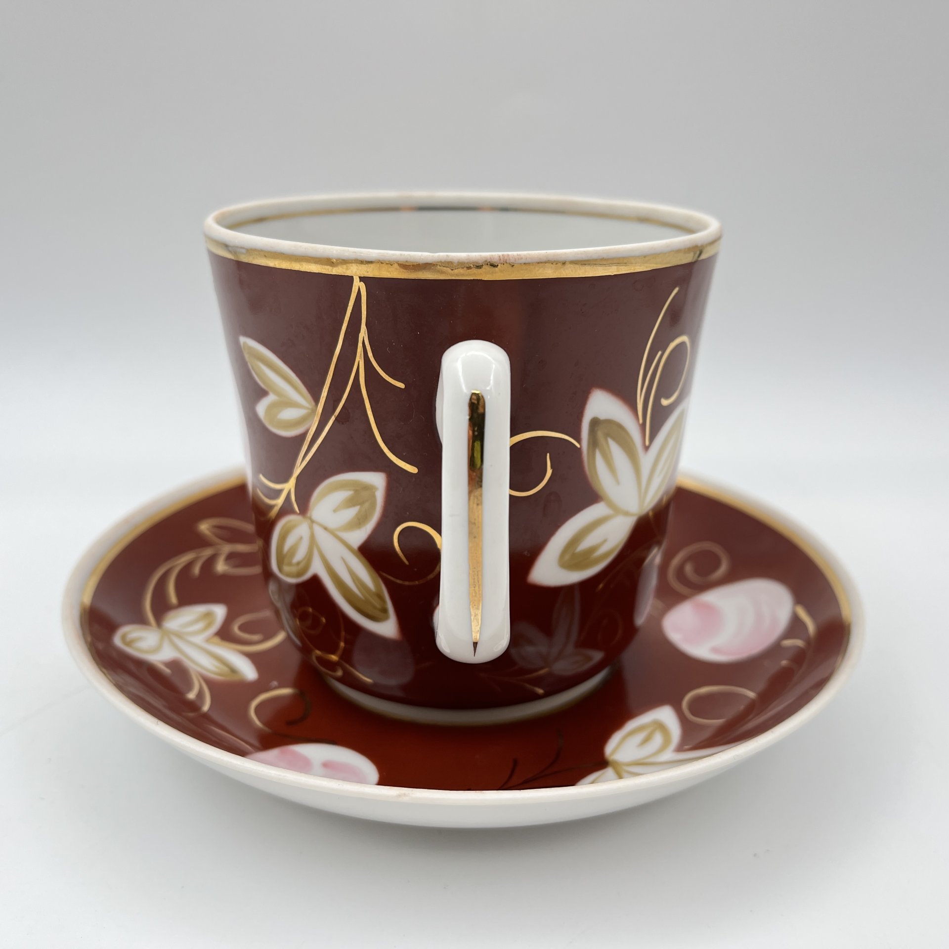 Чайная пара "Слива", автор А.А. Чекулина