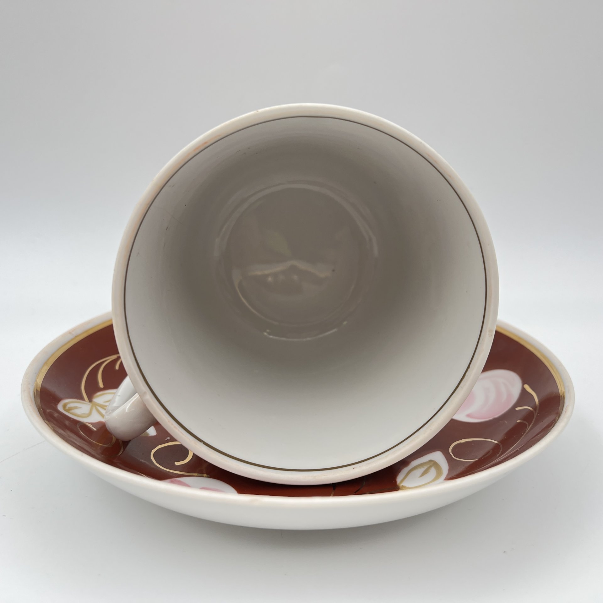 Чайная пара "Слива", автор А.А. Чекулина