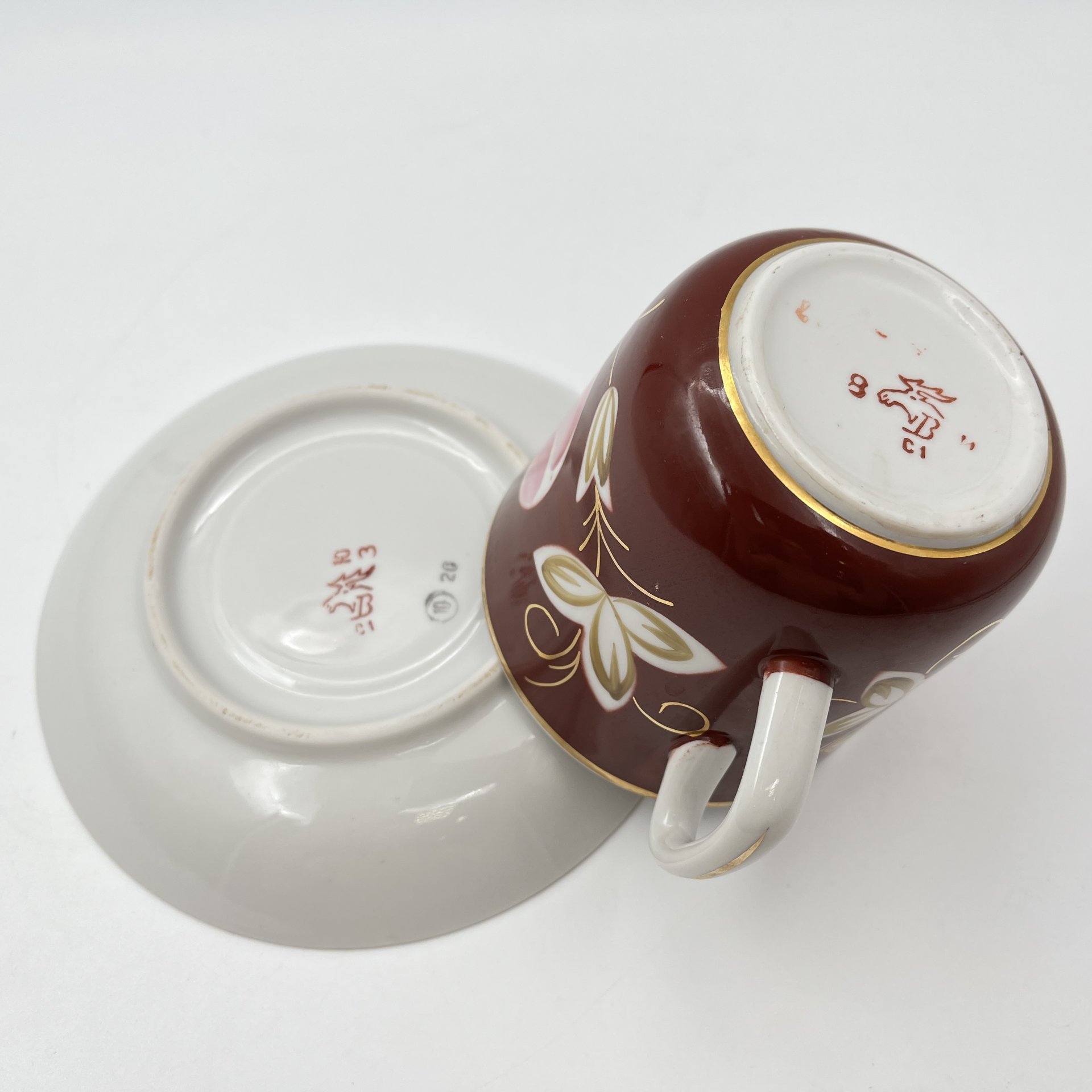 Чайная пара "Слива", автор А.А. Чекулина