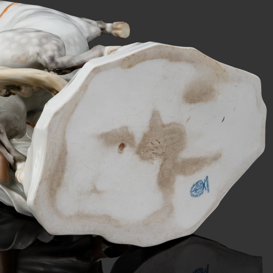 Статуэтка "Укрощение коня", фарфор, роспись, Herend (Херенд), Венгрия, 1960-1990 гг.