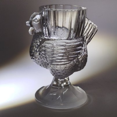 Пашотница "Курочка Ряба", хрусталь, Гусевской хрустальный завод (Гусь-Хрустальный), Российская Федерация, 1990-2015 гг.