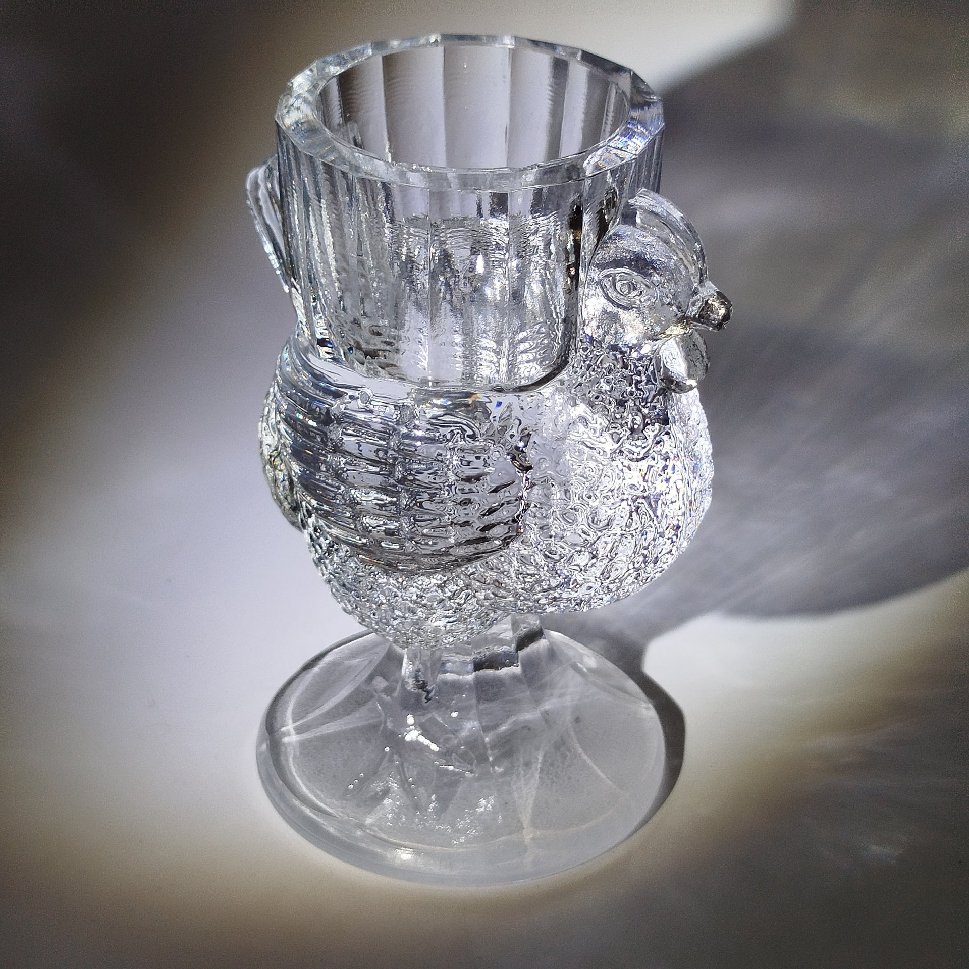 Пашотница "Курочка Ряба", хрусталь, Гусевской хрустальный завод (Гусь-Хрустальный), Российская Федерация, 1990-2015 гг.