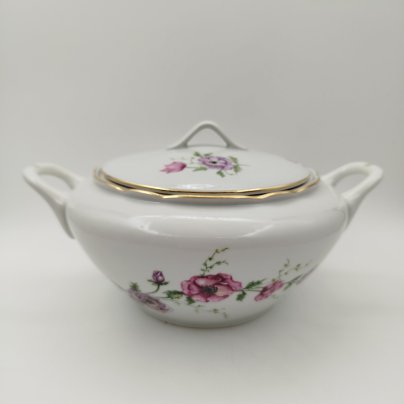 Супница с цветочным декором, "Gebrüder Benedikt"