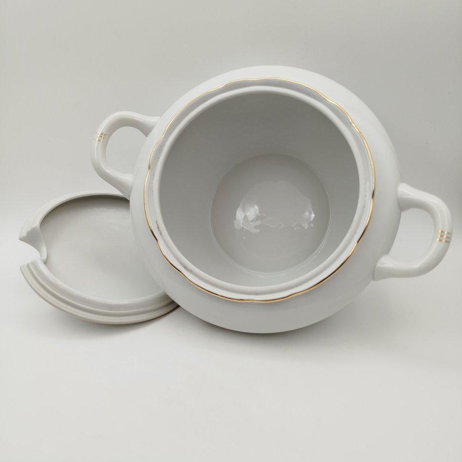 Супница с цветочным декором, "Gebrüder Benedikt"