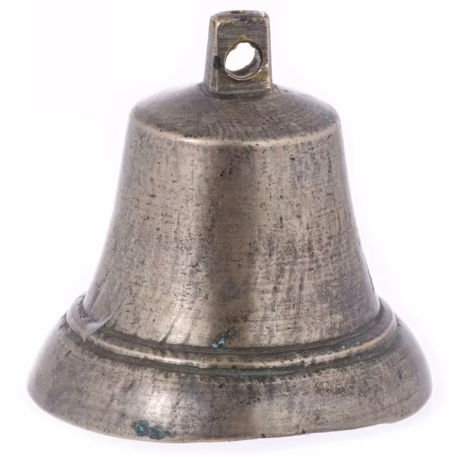 Колокольчик поддужный малый, бронза, литье, Российская Империя, 1870-1890 гг.