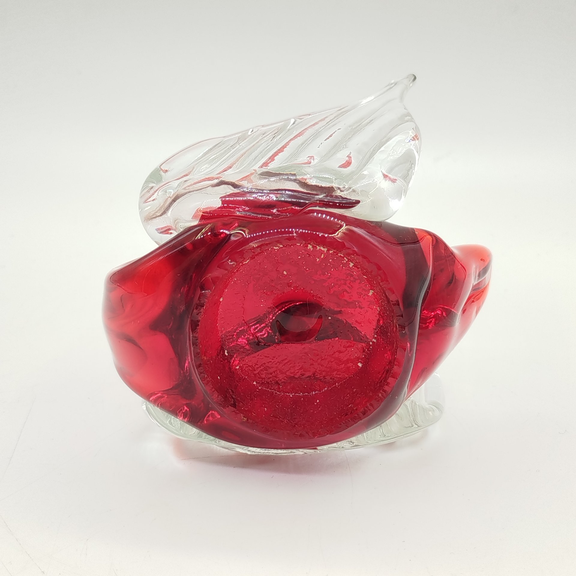 Статуэтка "Царевна-Лебедь", цветное стекло, гутная техника, Российская Федерация, 1990-2015 гг.