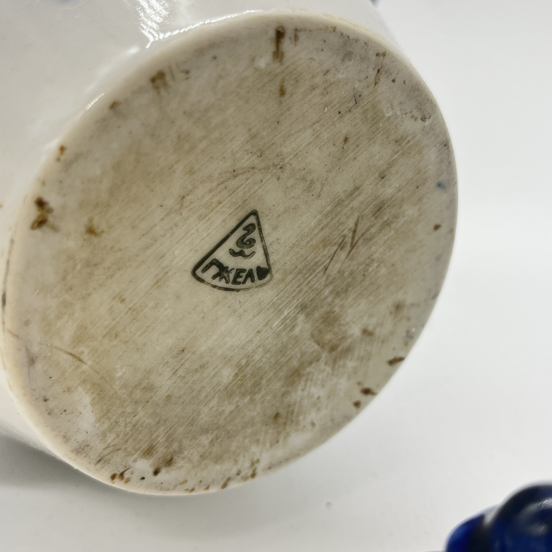 Чайник заварочный с цветочным расписным декором, фарфор, роспись, Объединение «Гжель», СССР, 1972-1985 гг.