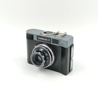 Фотоаппарат "Смена-7" в оригинальном футляре (нерабочий), ЛОМО (Ленинградское оптико-механическое объединение)