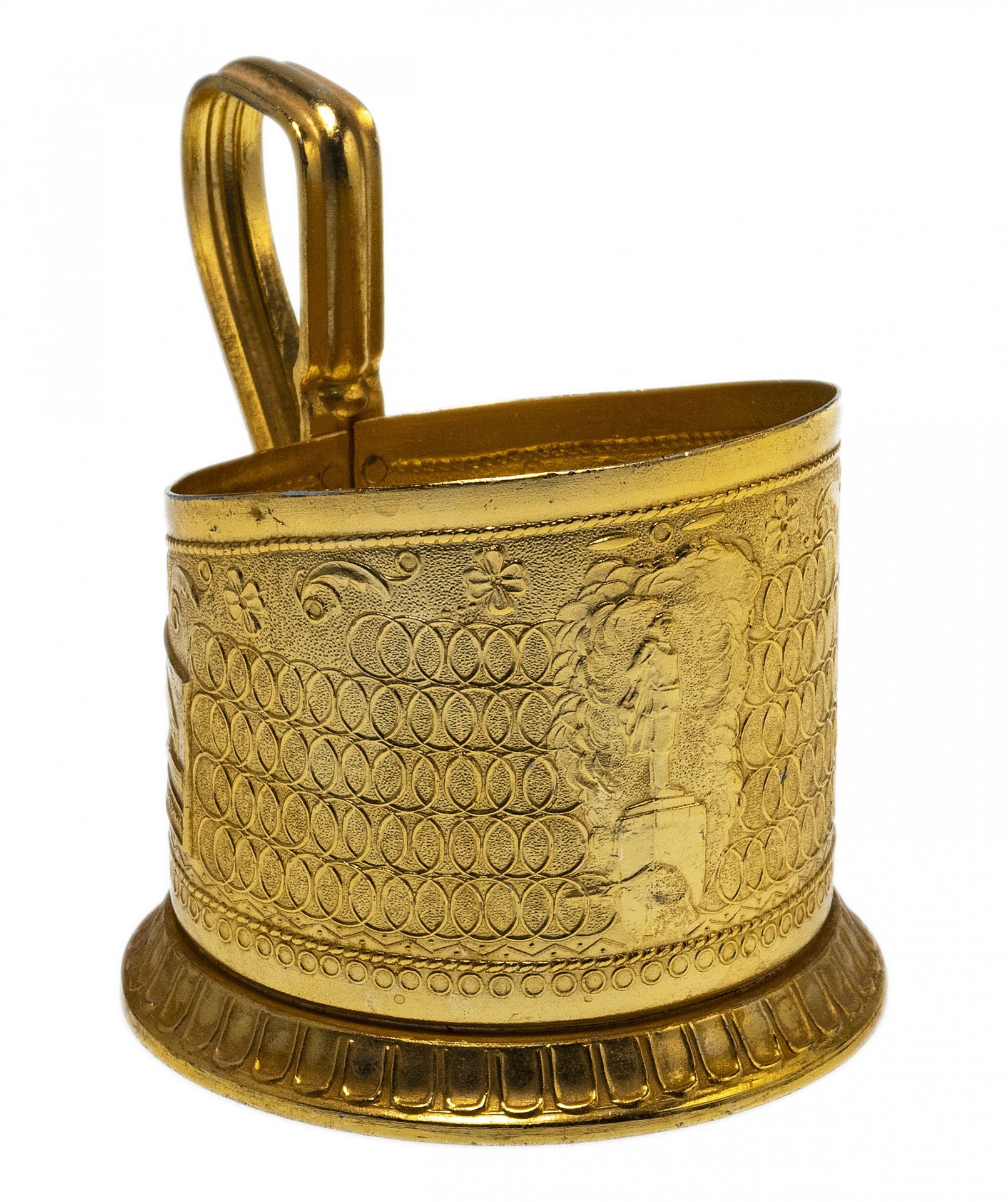Подстаканник "Памятник А.М. Горькому", алюминий, СССР, 1960-1990 гг.