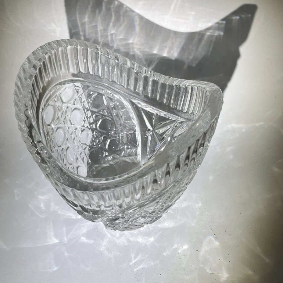 Вазочка для десерта/закусок (конфетница) с геометрическим декором