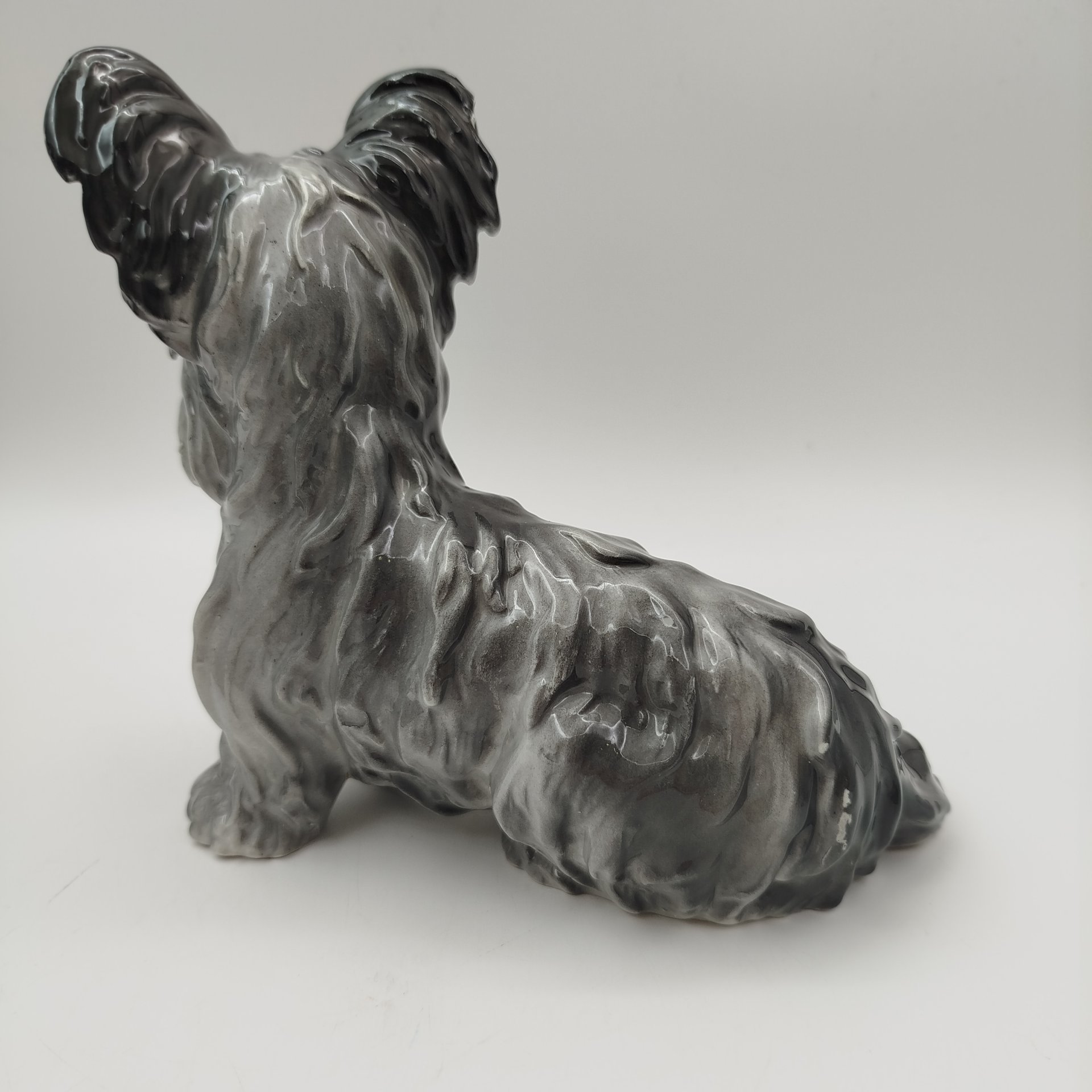 Статуэтка "Скайтерьер", фарфор, аэрография, Carl Scheidig, Gräfenthal, Германия, 1950-1972 гг.