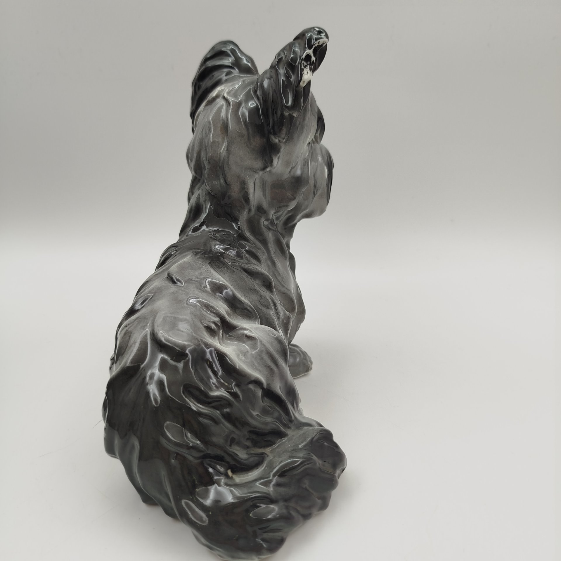 Статуэтка "Скайтерьер", фарфор, аэрография, Carl Scheidig, Gräfenthal, Германия, 1950-1972 гг.