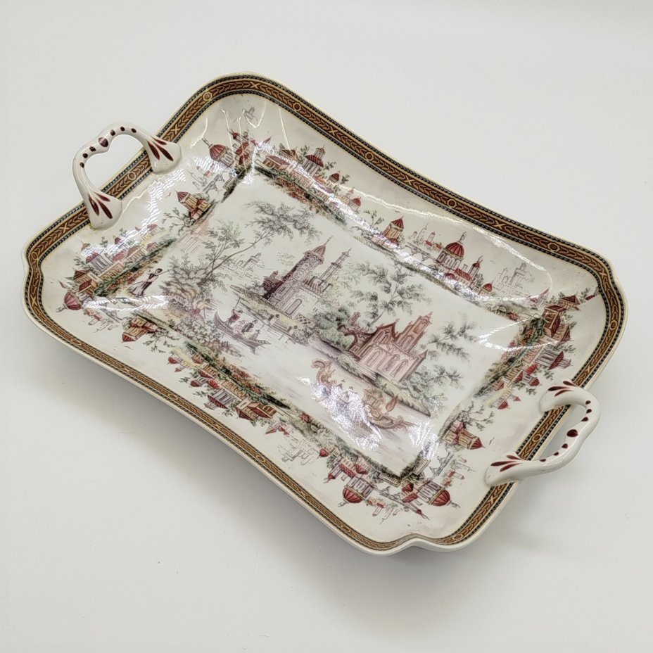 Поднос с изображением речной прогулки, Richmond