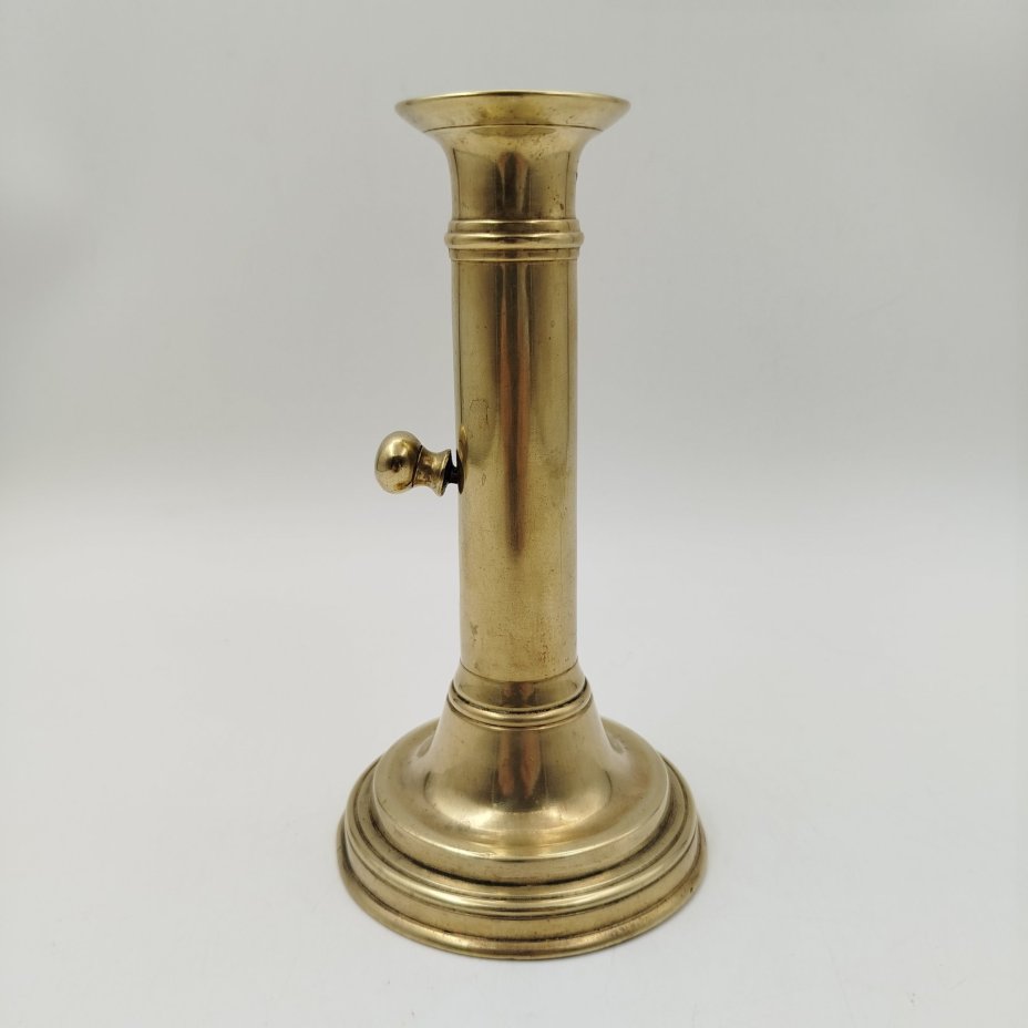 Подсвечник с подъемным механизмом, латунь, литье, Европа, 1950-1980 гг.