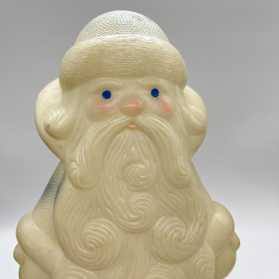 Фигура под ёлку "Дед Мороз", пластик, аэрография, СССР, 1970-1990 гг.