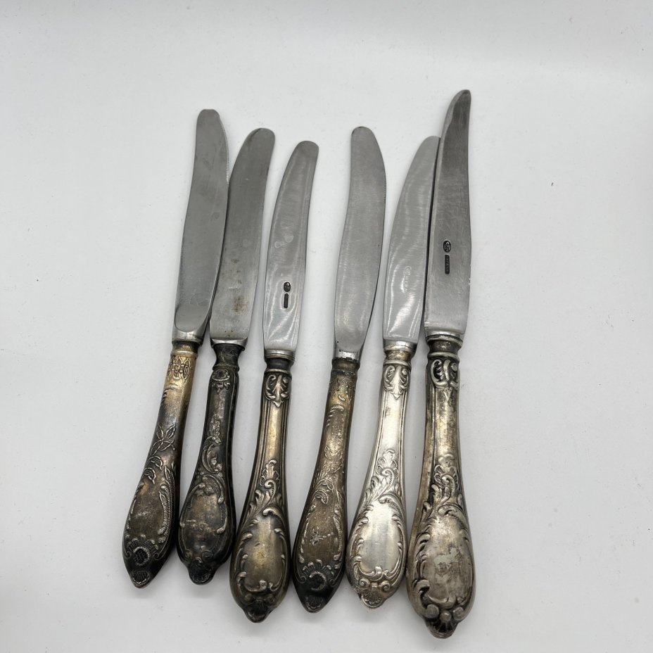 Набор из 6 ножей с декором "Пламя" (подбор)