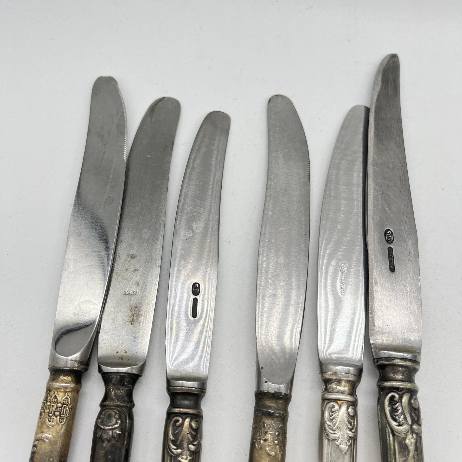 Набор из 6 ножей с декором "Пламя" (подбор)