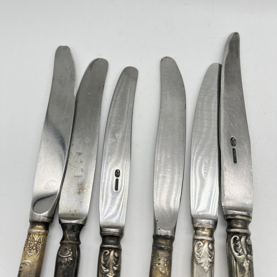 Набор из 6 ножей с декором "Пламя" (подбор)