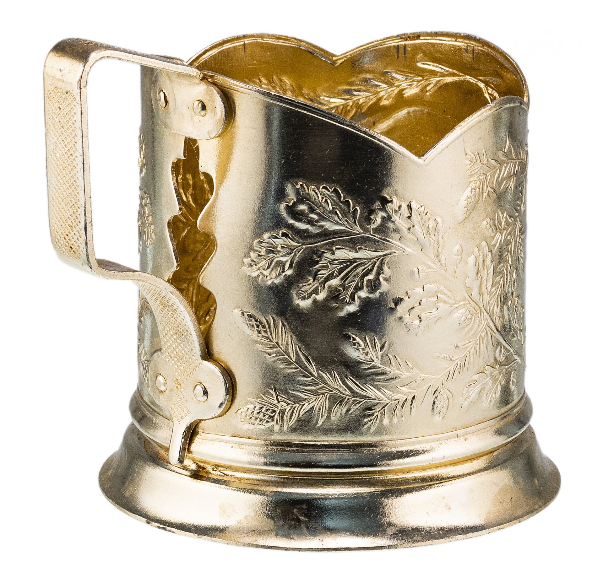 Подстаканник "Зубр", алюминий, Завод МПИ, г. Минск, 1970-1990 гг.