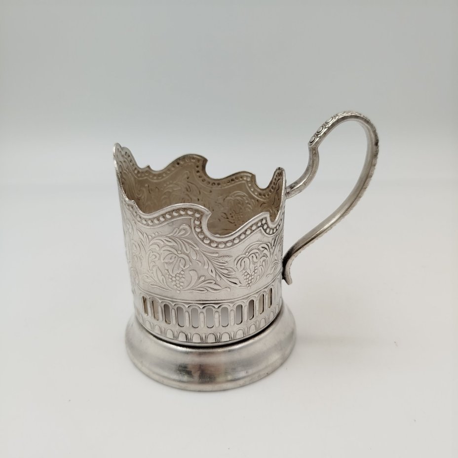 Подстаканник "Советский космос", мНЦ (медь-никель-цинк), Кольчугинский завод цветных металлов, СССР, 1970-1980 гг.