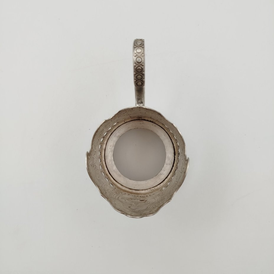 Подстаканник "Советский космос", мНЦ (медь-никель-цинк), Кольчугинский завод цветных металлов, СССР, 1970-1980 гг.