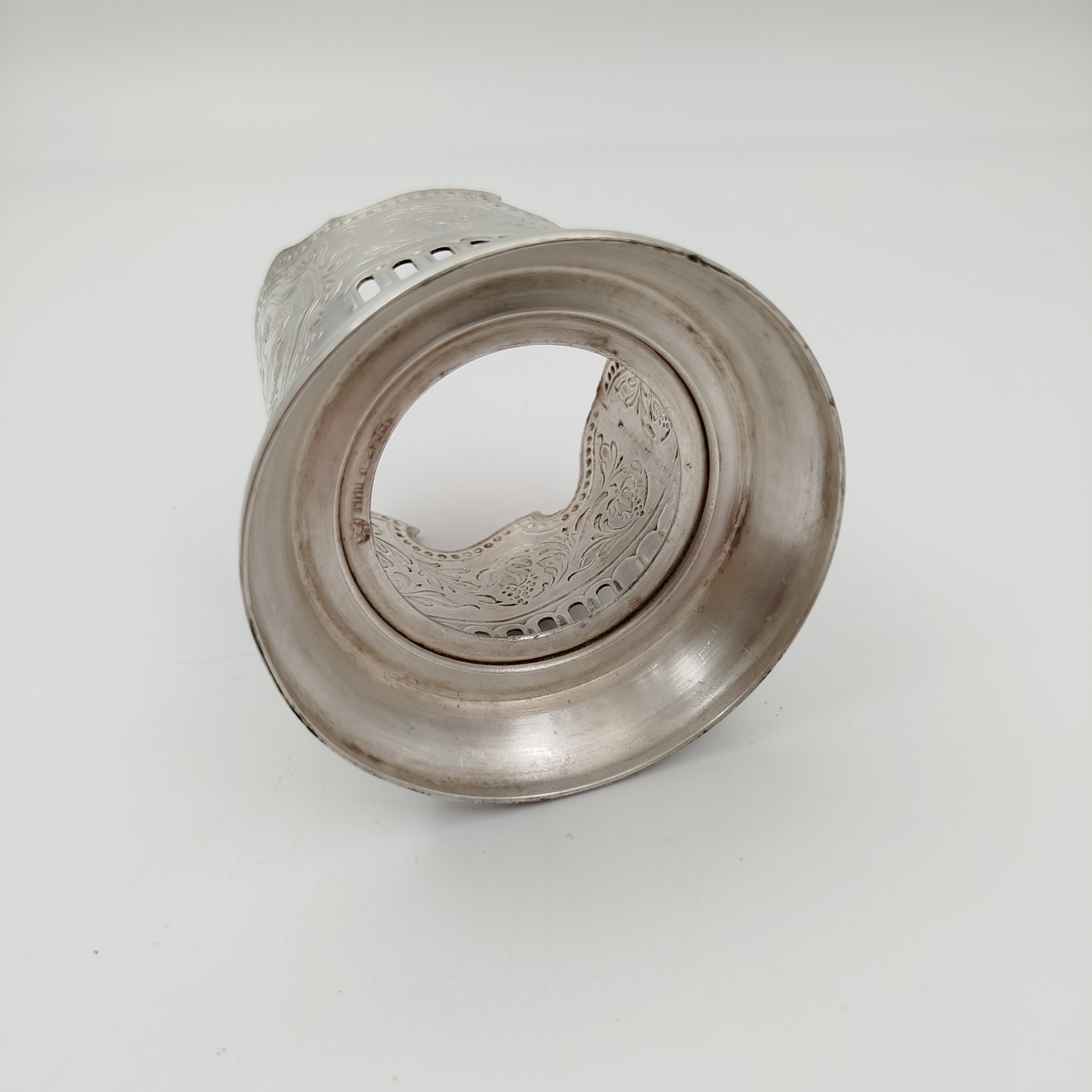 Подстаканник "Советский космос", мНЦ (медь-никель-цинк), Кольчугинский завод цветных металлов, СССР, 1970-1980 гг.