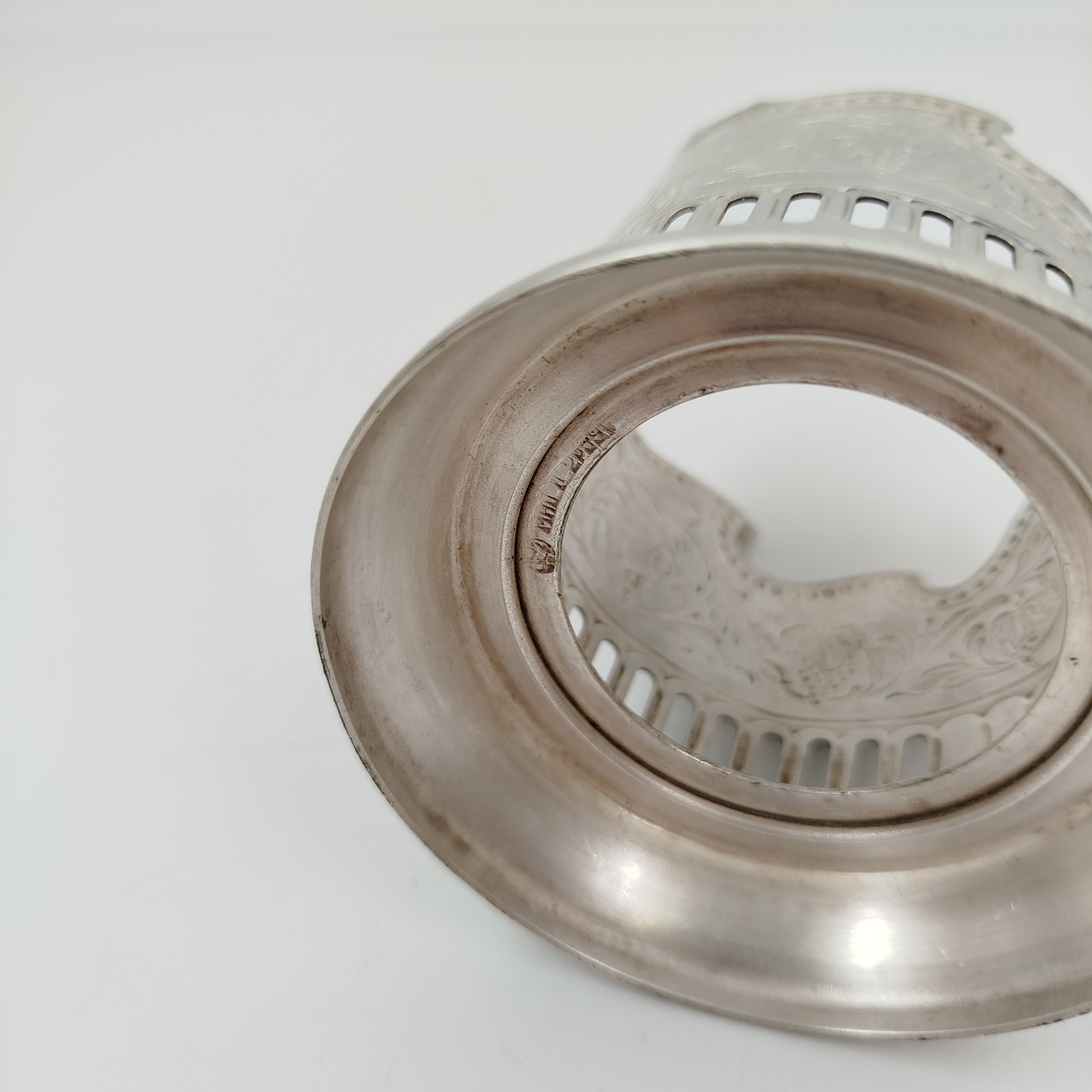 Подстаканник "Советский космос", мНЦ (медь-никель-цинк), Кольчугинский завод цветных металлов, СССР, 1970-1980 гг.