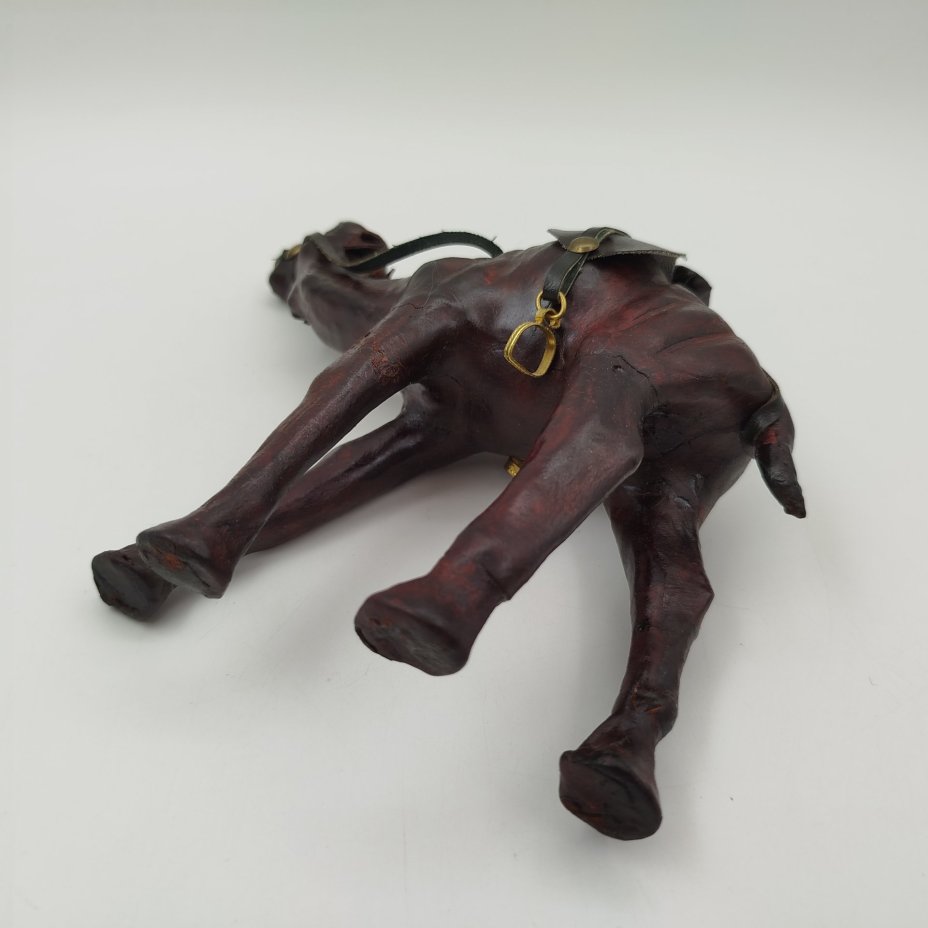Статуэтка "Верблюд", кожа, ткань, Северная Африка, 1980-1990 гг.