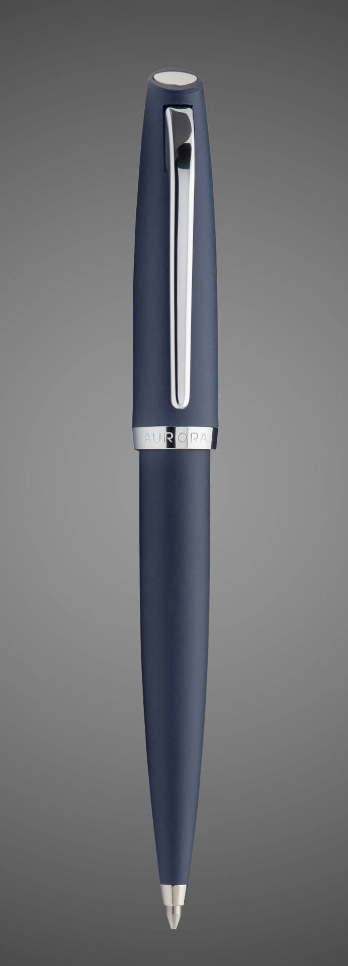 Шариковая ручка Aurora Style Resin Matt Blue CT, в подарочной коробке, Лаки и смолы: смола, хром