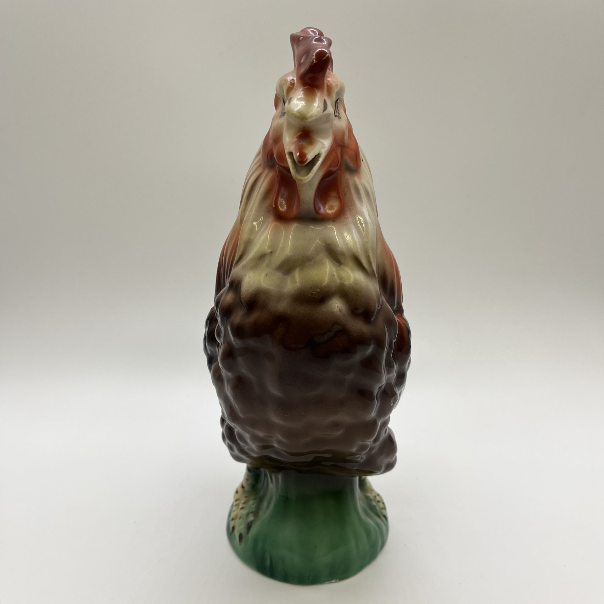 Штоф (графин) "Петух", фаянс, цветные поливы, Кировский фаянсовый завод, СССР, 1957-1965 гг.