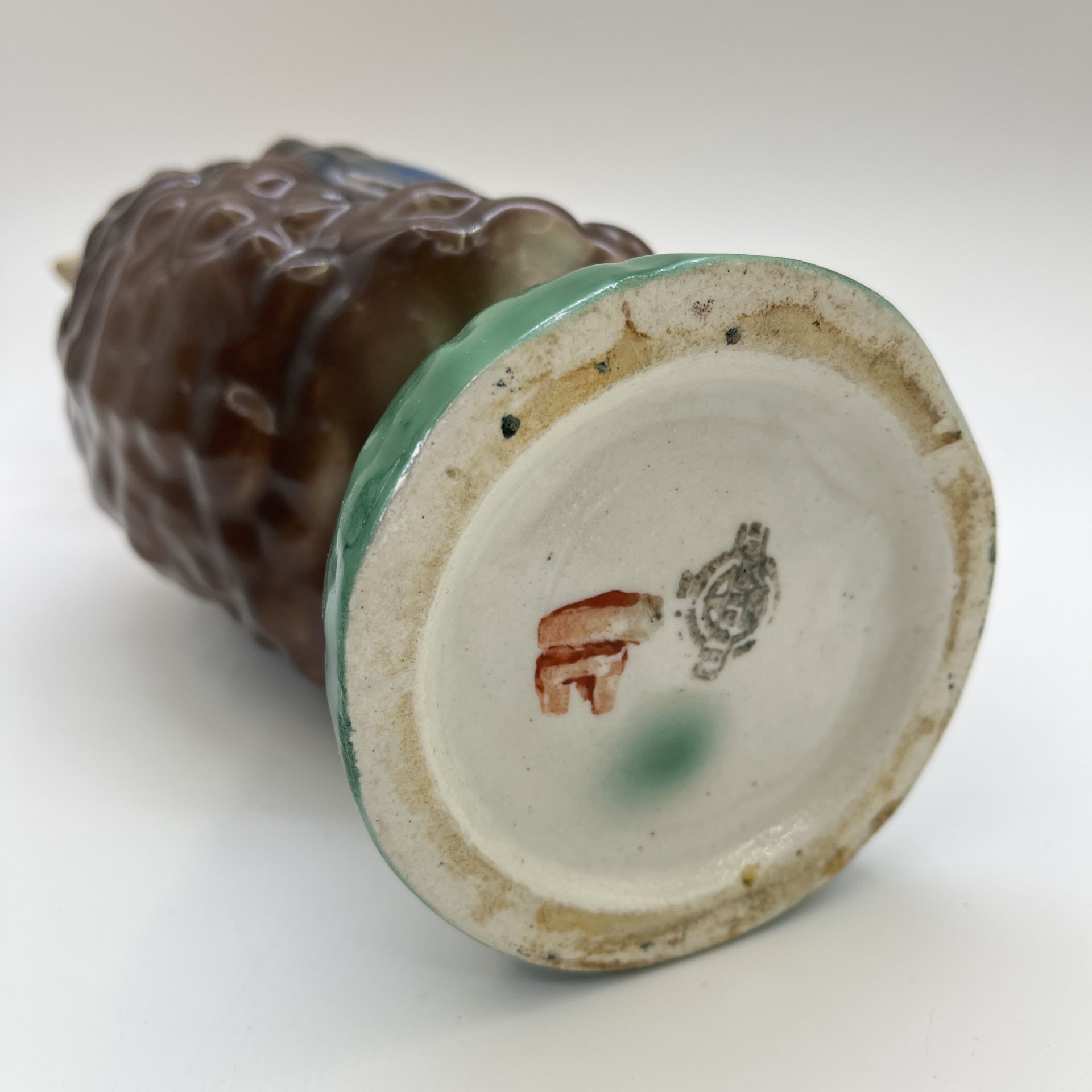 Штоф (графин) "Петух", фаянс, цветные поливы, Кировский фаянсовый завод, СССР, 1957-1965 гг.