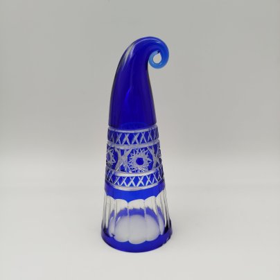 Рог изобилия (кубок для вина), стекло, алмазная грань, СССР, 1980-1990 гг.