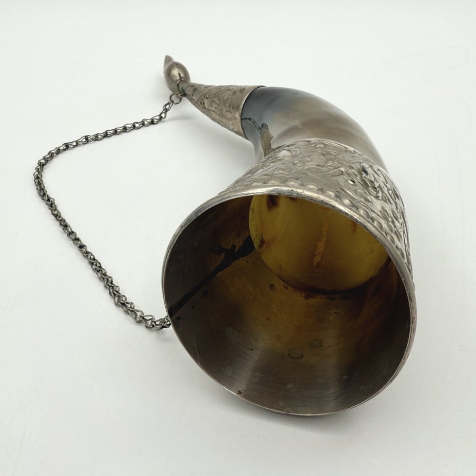 Рог изобилия (кубок для вина), рог, металл, СССР, 1970-1990 гг.