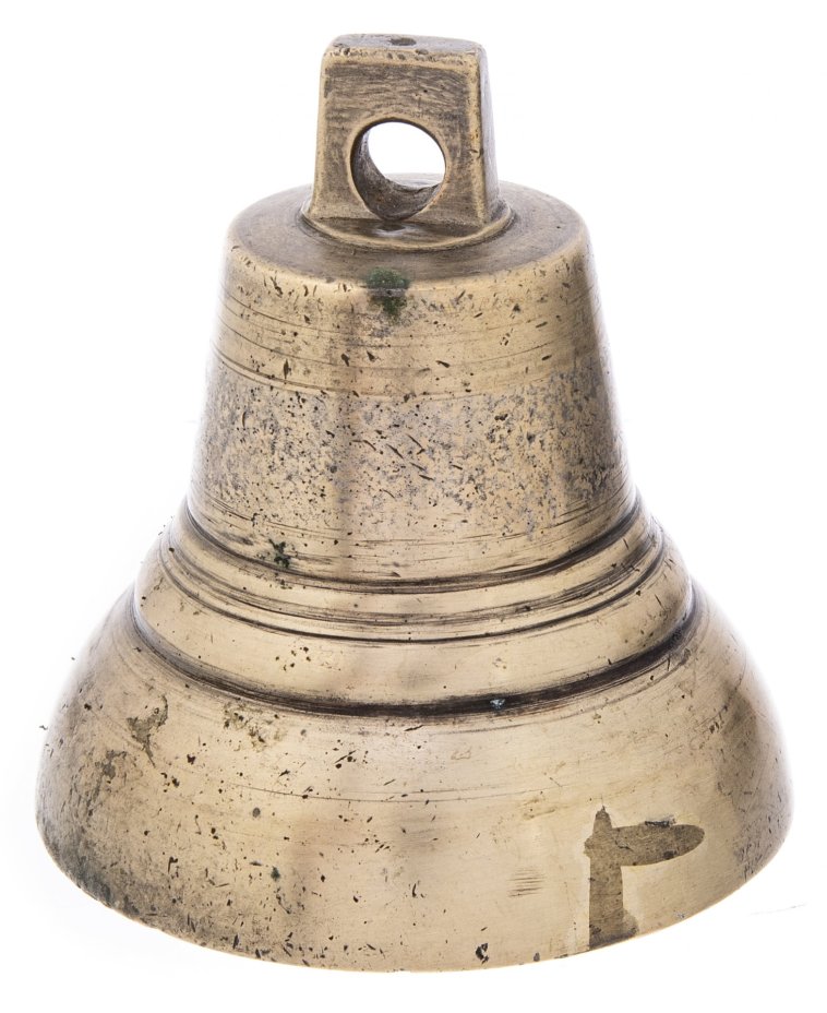 Колокольчик поддужный малый , бронза, литье, Российская Империя, 1870-1917 гг.