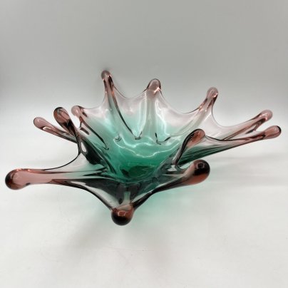 Ваза (фруктовница) "Медуза", Керченский стекольный завод (предположительно)