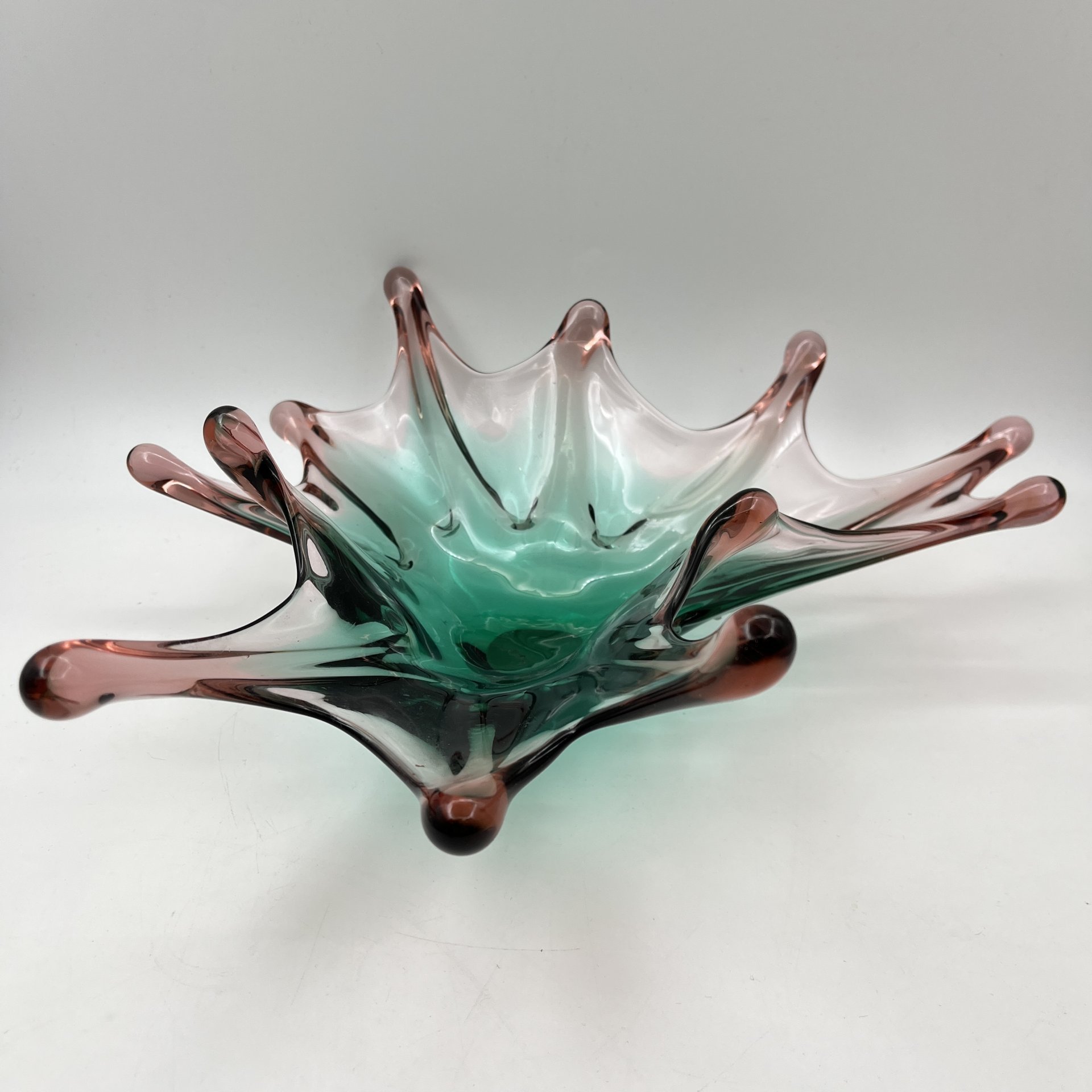 Ваза (фруктовница) "Медуза", Керченский стекольный завод (предположительно)