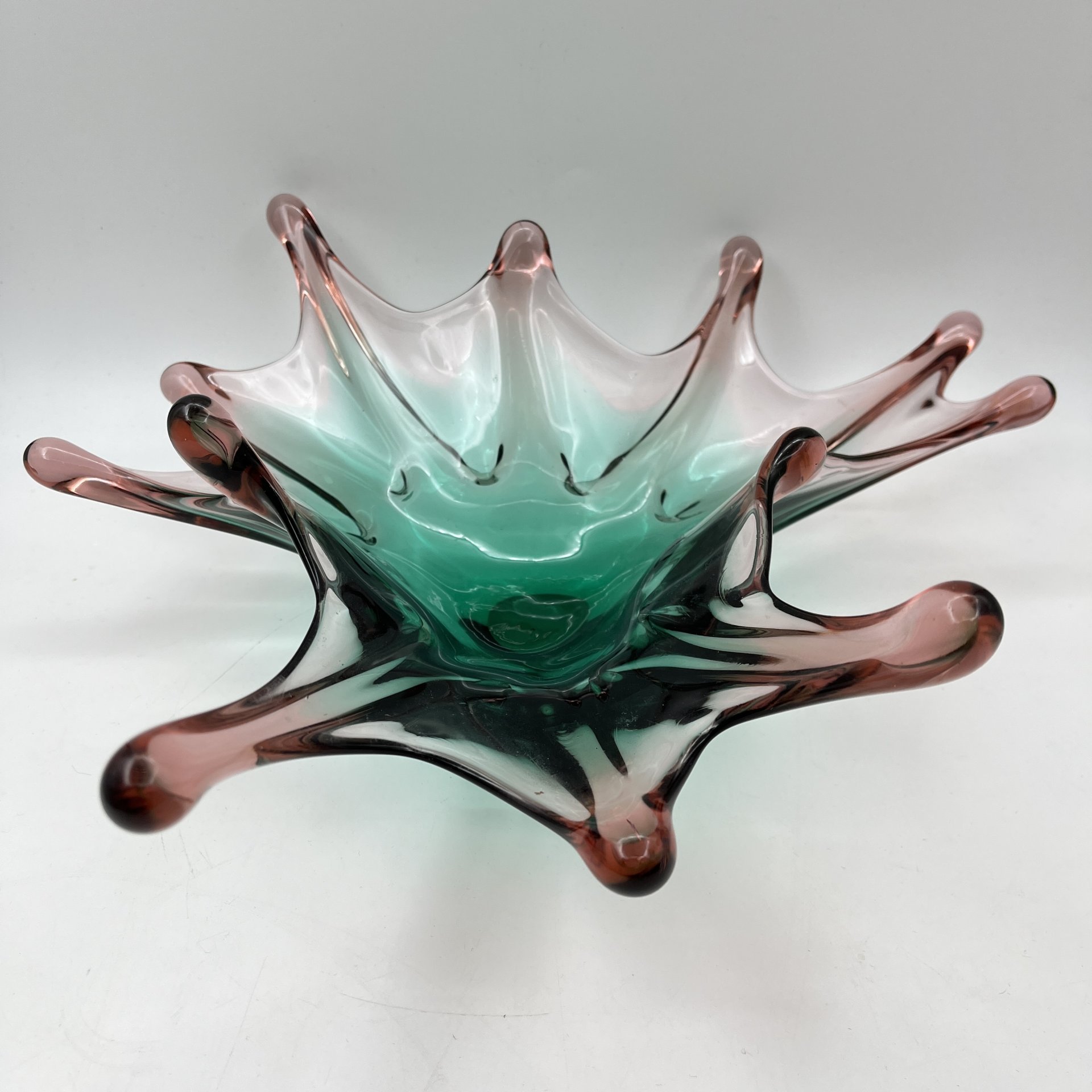 Ваза (фруктовница) "Медуза", Керченский стекольный завод (предположительно)