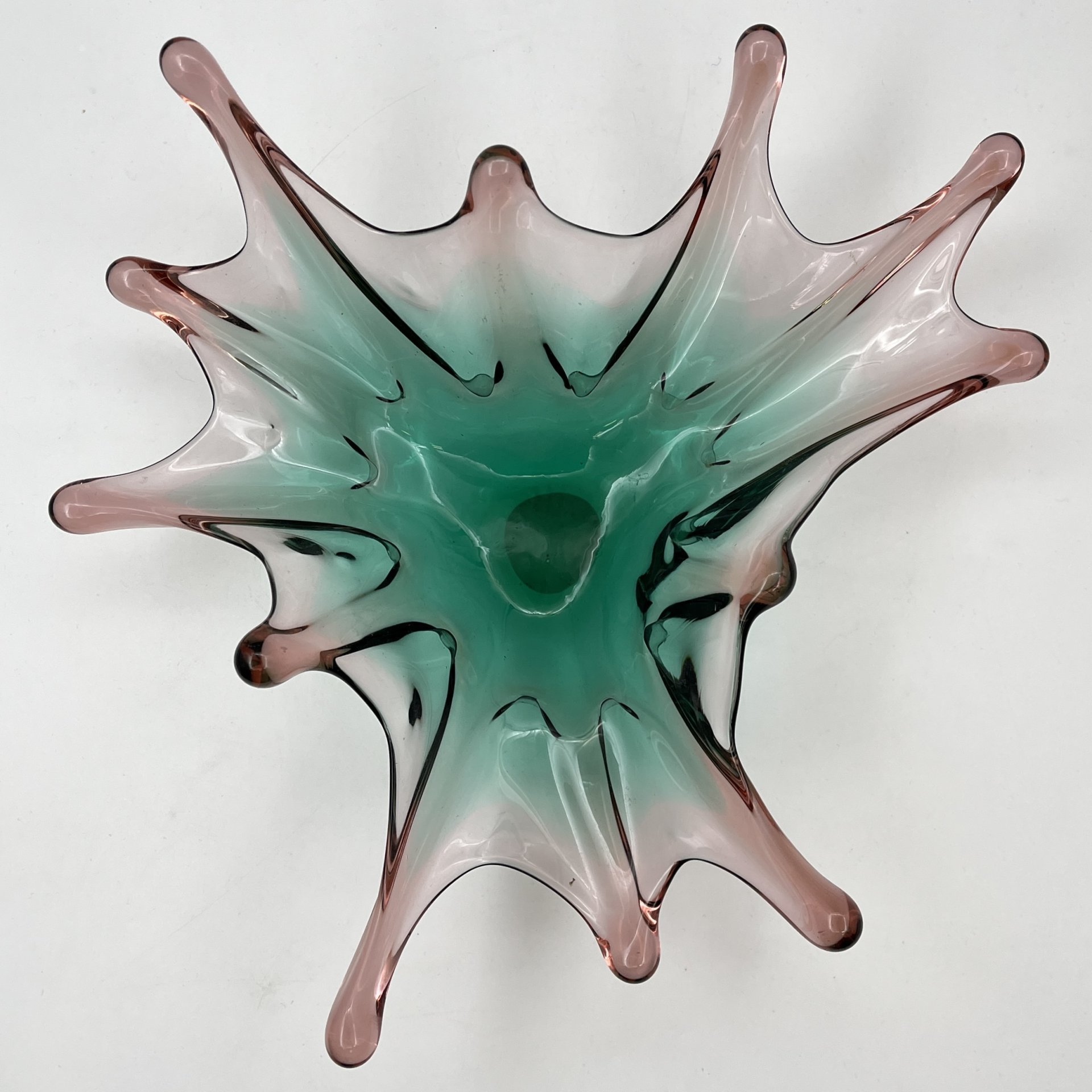 Ваза (фруктовница) "Медуза", Керченский стекольный завод (предположительно)