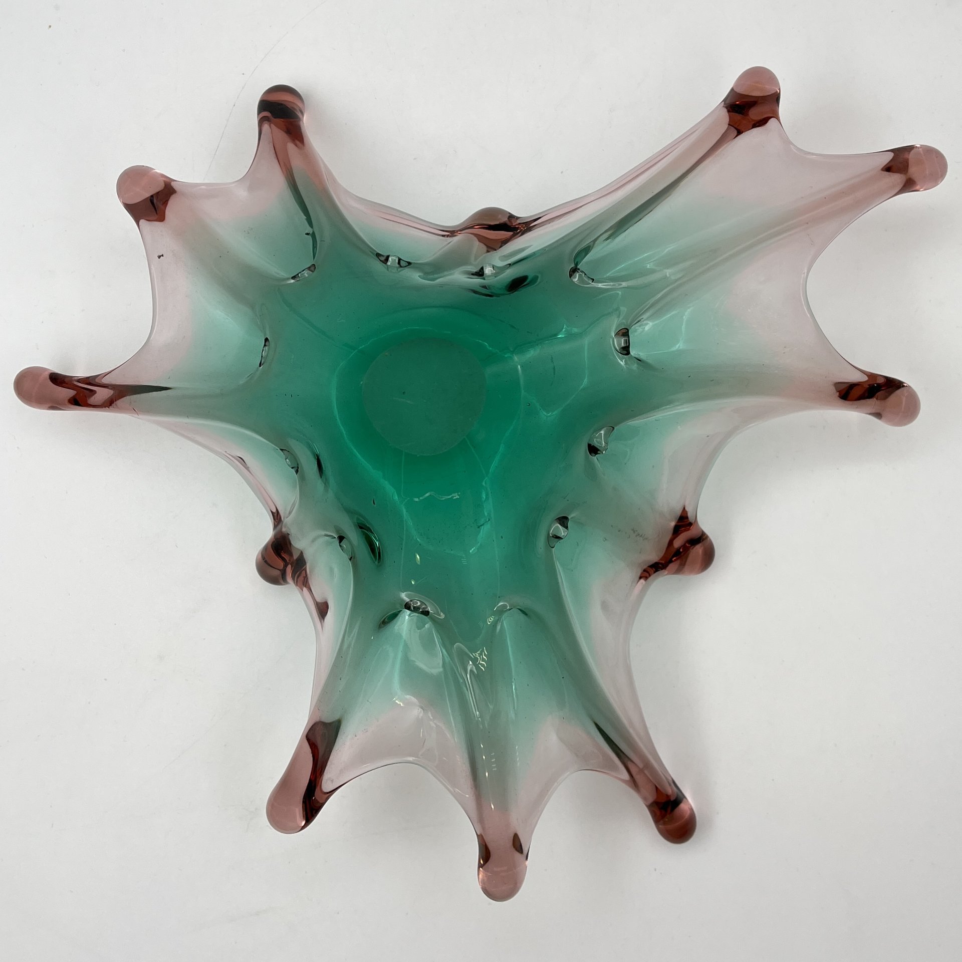 Ваза (фруктовница) "Медуза", Керченский стекольный завод (предположительно)