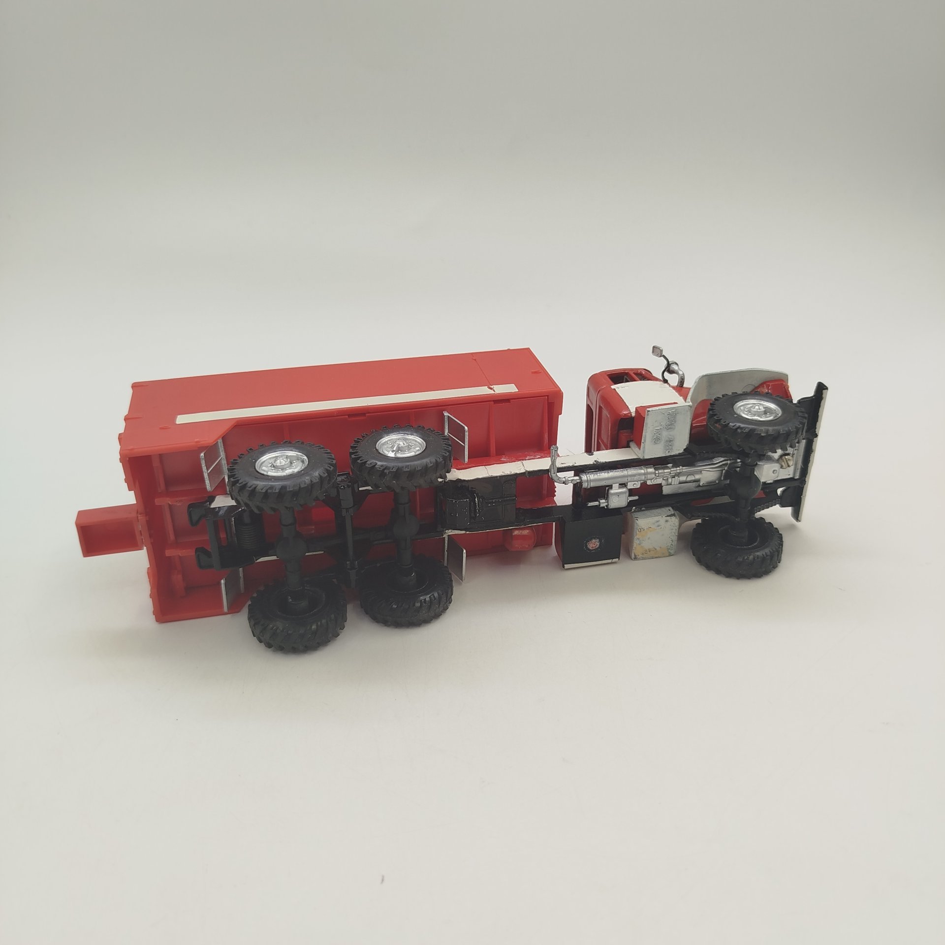 Модель грузовика Урал-4320, масштаб 1/43, пластик, метал, СССР, 1980-1991 гг.