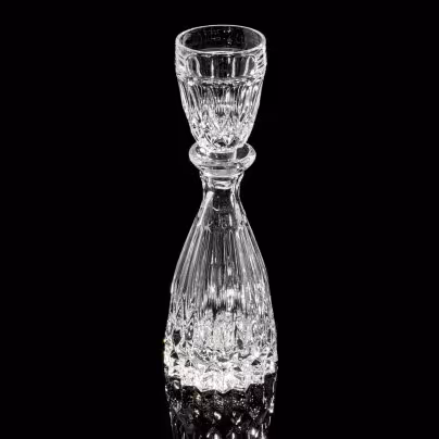 Миниатюрный штоф с пробкой-рюмкой, хрусталь, СССР, 1970-1990 гг.