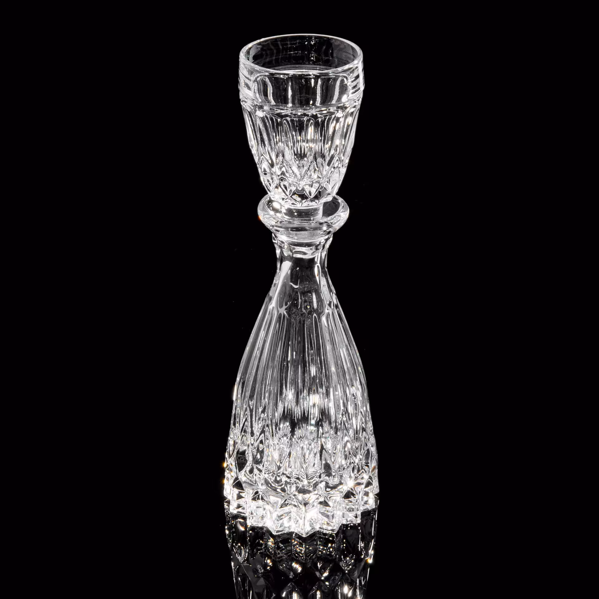 Миниатюрный штоф с пробкой-рюмкой, хрусталь, СССР, 1970-1990 гг.