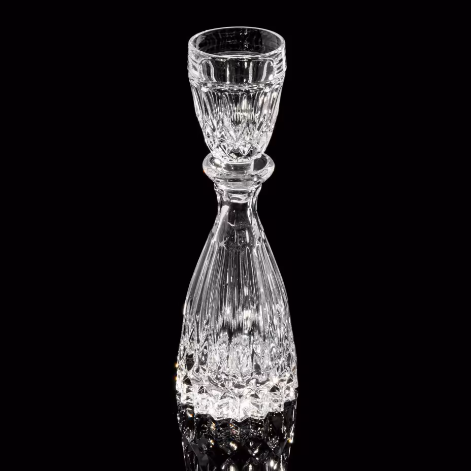Миниатюрный штоф с пробкой-рюмкой, хрусталь, СССР, 1970-1990 гг.