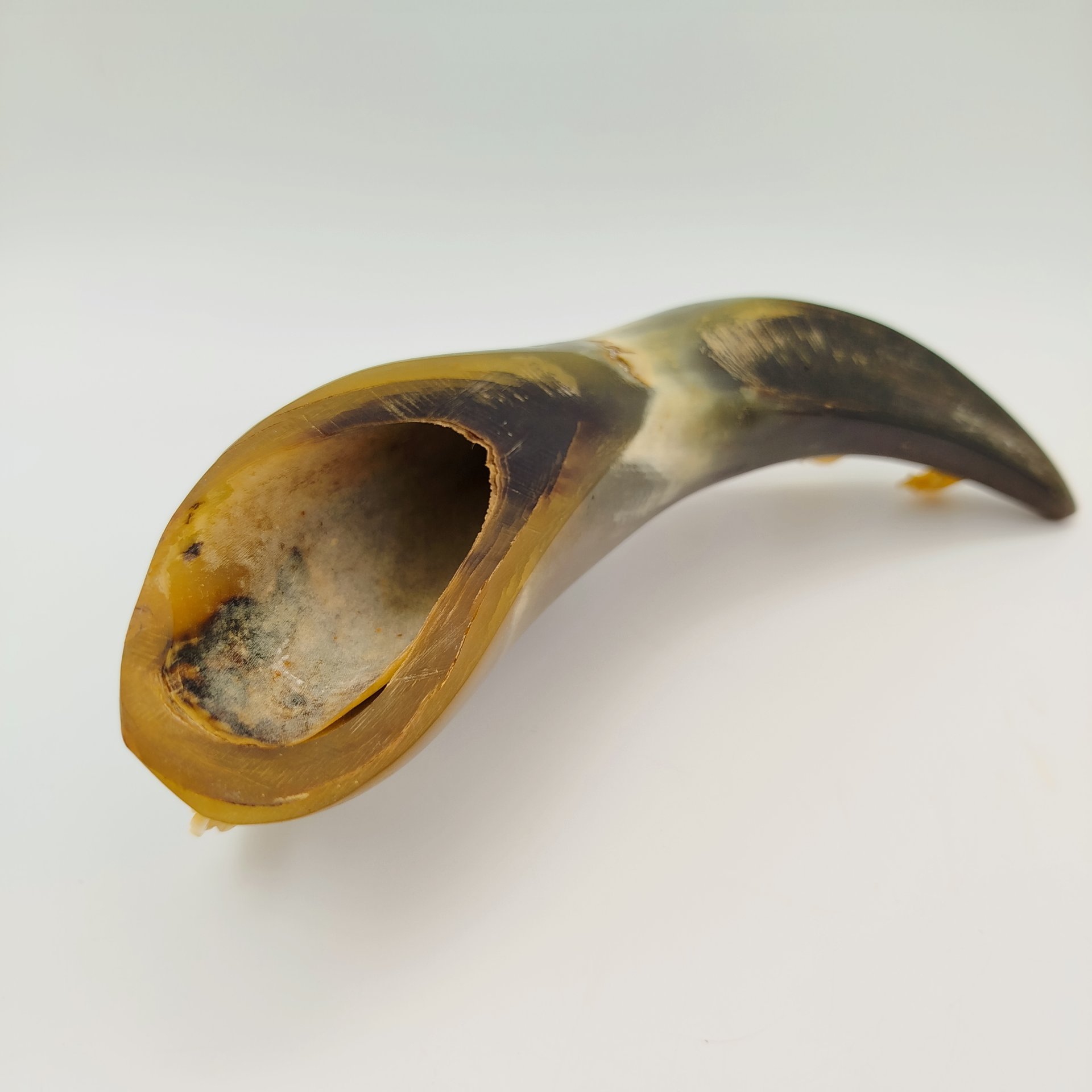 Настольный декор "Слоны", рог, кость, резьба, СССР, 1970-1990 гг.