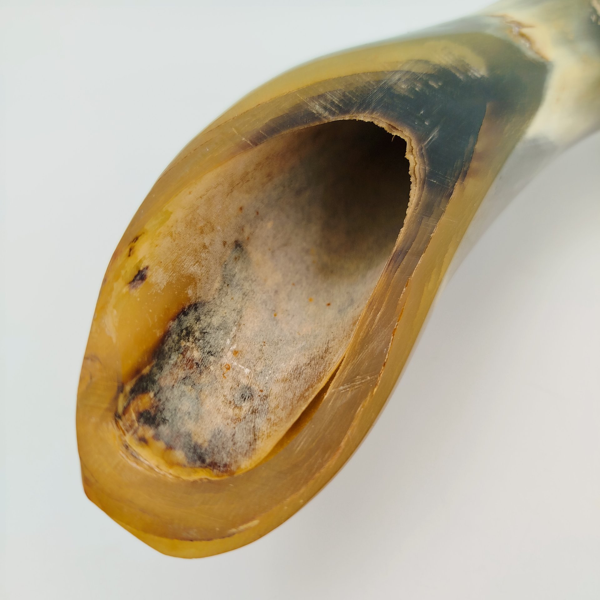 Настольный декор "Слоны", рог, кость, резьба, СССР, 1970-1990 гг.