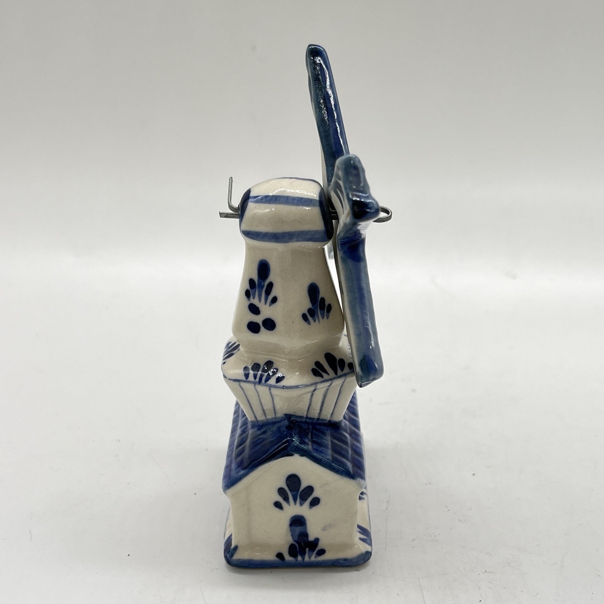 Статуэтка "Ветряная мельница" с подвижными лопастями, фарфор, роспись, Delfts Blauw, Нидерланды, 1980-2010 гг.